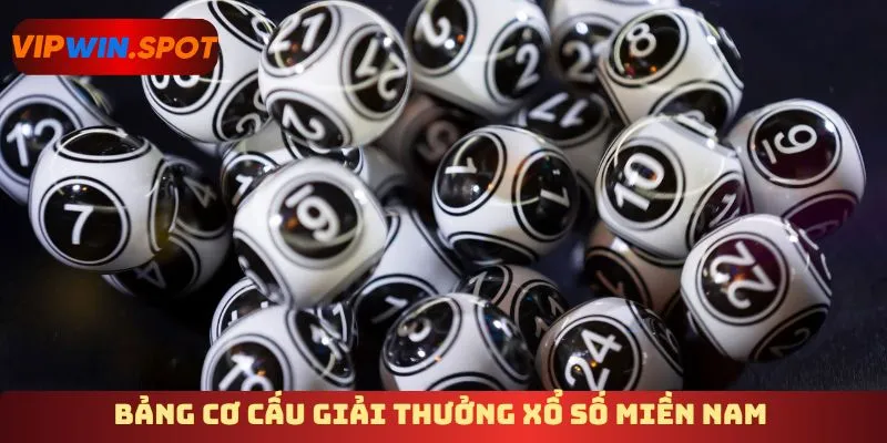 Bảng cơ cấu giải thưởng xổ số Miền Nam