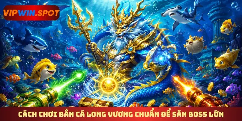 Cách chơi bắn cá long vương chuẩn để săn boss lớn