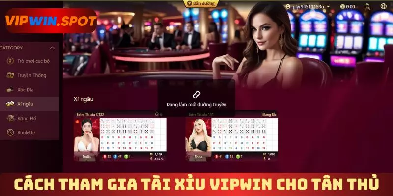 Cách tham gia Tài Xỉu Vipwin cho tân thủ
