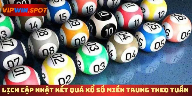 Lịch cập nhật kết quả xổ số miền Trung theo tuần
